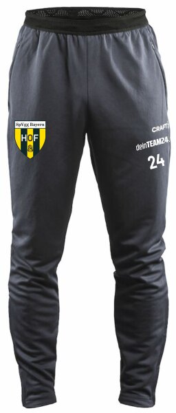Bayern Hof - Trainingshose (Funktionäre) Herren grau mit Logo