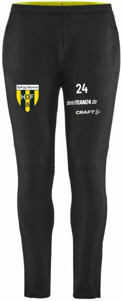 Bayern Hof - Präsentationshose Herren schwarz mit Logo