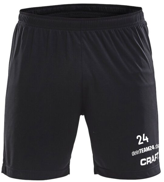 Bayern Hof - Trainingshose kurz Kinder schwarz ohne Logo