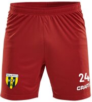 Bayern Hof - Herren Shorts Saison 25/26 rot mit Logo
