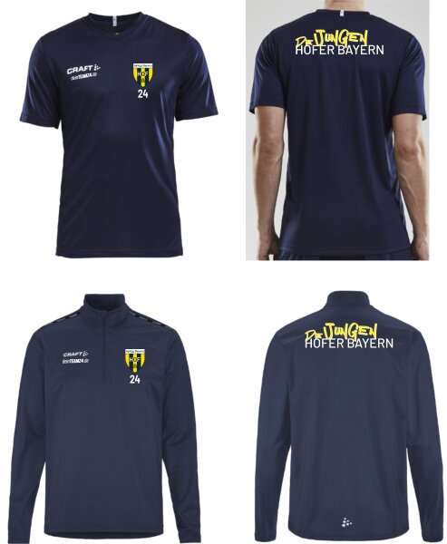 Bayern Hof - Aufwärmset Kinder navy